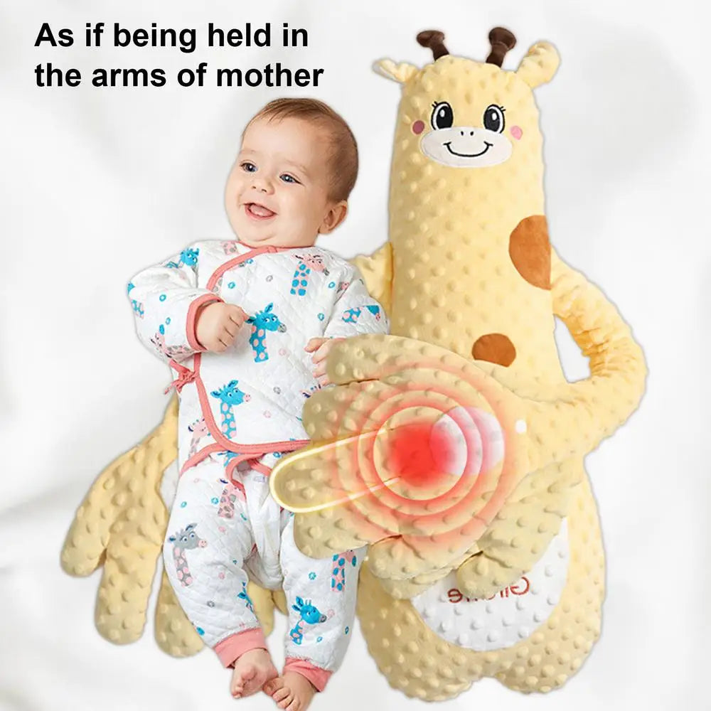 Baby Sleep Toy Baby Patter With 3 Adjustable Modes Interactive Stuffed Animal Shape Cushion Cozy Companion For Car SeatNursery