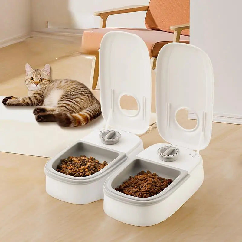 Smart Pet Food Feeder – Automatic Timer-Controlled Dry Food Dispenser for Cats & Dogs