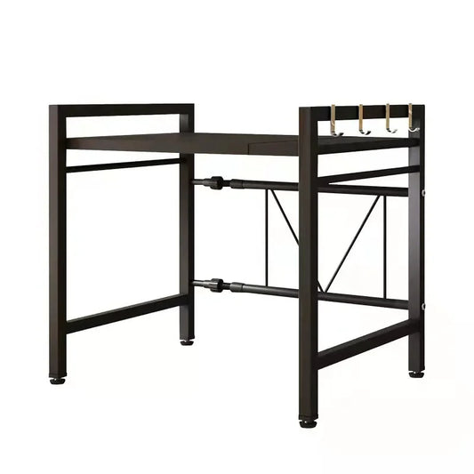 Retractable Multi-Functional Kitchen Rack Table Microwave Stove Rack Stove Cabinet Storage Rack Rice Cooker Storage Rack