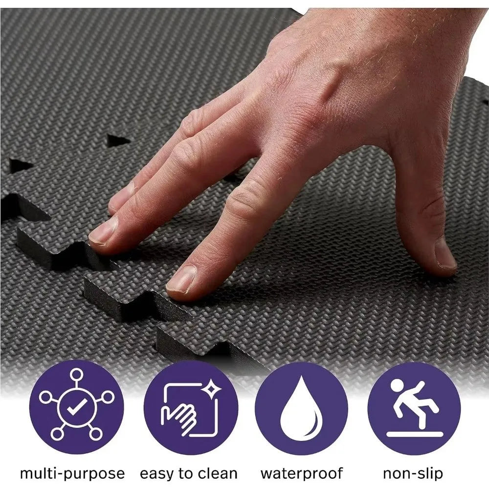 Durable EVA Foam Baby Play Mat Interlocking Puzzle Tile Floor Pad Protective Surface Soft Exercise Mat for Tatami Home Floor