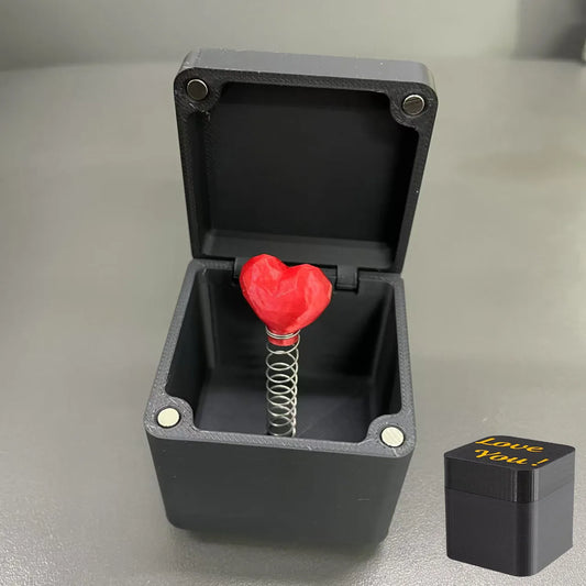 Love Rose Surprise Gift Boxs Fun Prank Gift Offices Desk Home Decor Valentine's Day  Gift Decoration Toys