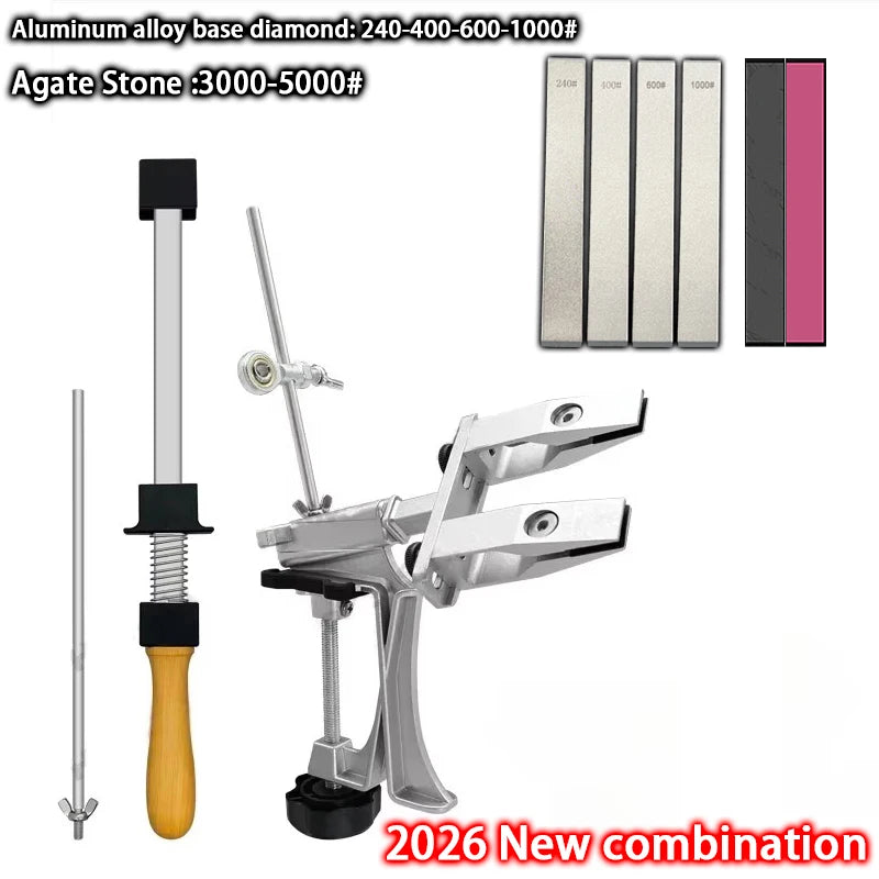 Professional Knife Sharpener Aluminum alloy Fixed Angle Sharpener Diamond Stone Whetstone Kitchen Tools Sharpen Machine Knives