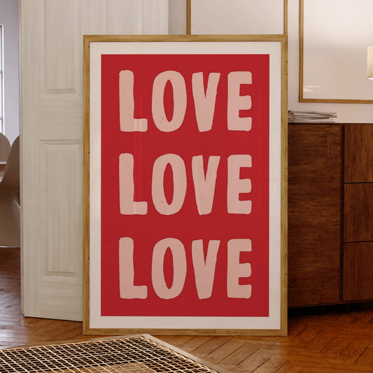 Love Valentine's Day Gift Wall Art Prints Canvas Painting Poster Picture For Living BedRoom Home Decor