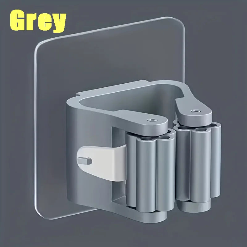 10Pc Wall Mounted Mop Organiser Holder
