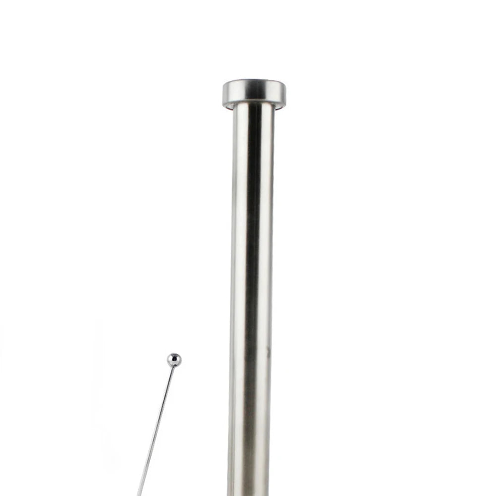 Stainless Steel Round Base Standing Tissue Roll Holder