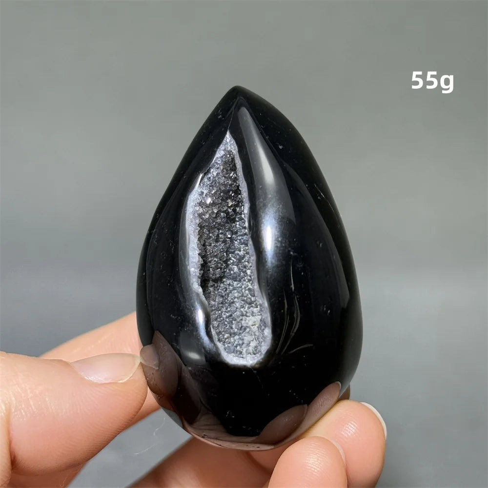 Healing Energy Natural Black Gemstone