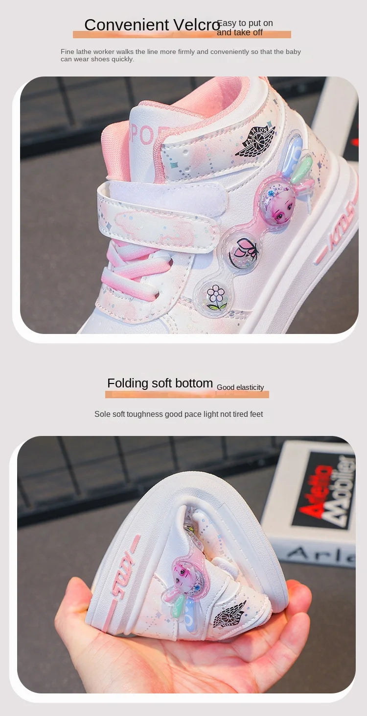Girls’ Casual Elsa Princess Shoes – Stylish and Comfortable Footwear