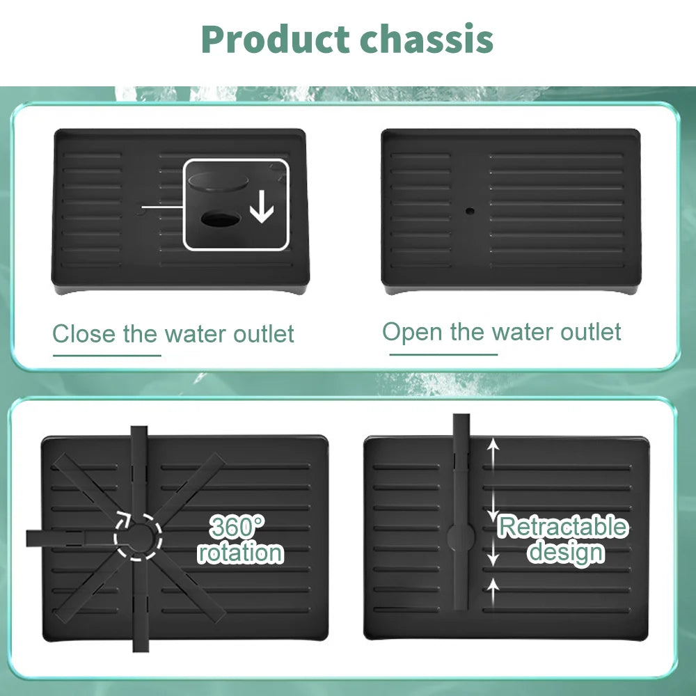 Drainer rack kitchen sink Kitchen Adjustable Plates Organiser Dish Bowl Drainer Storage Rack Cutlery Storage Holder
