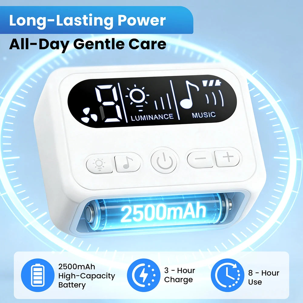 Baby Nasal Aspirator Electric Nose Cleaner with Built-In Music Nursery Rhymes Rechargeable Nose Booger Sucker for Infants Babies