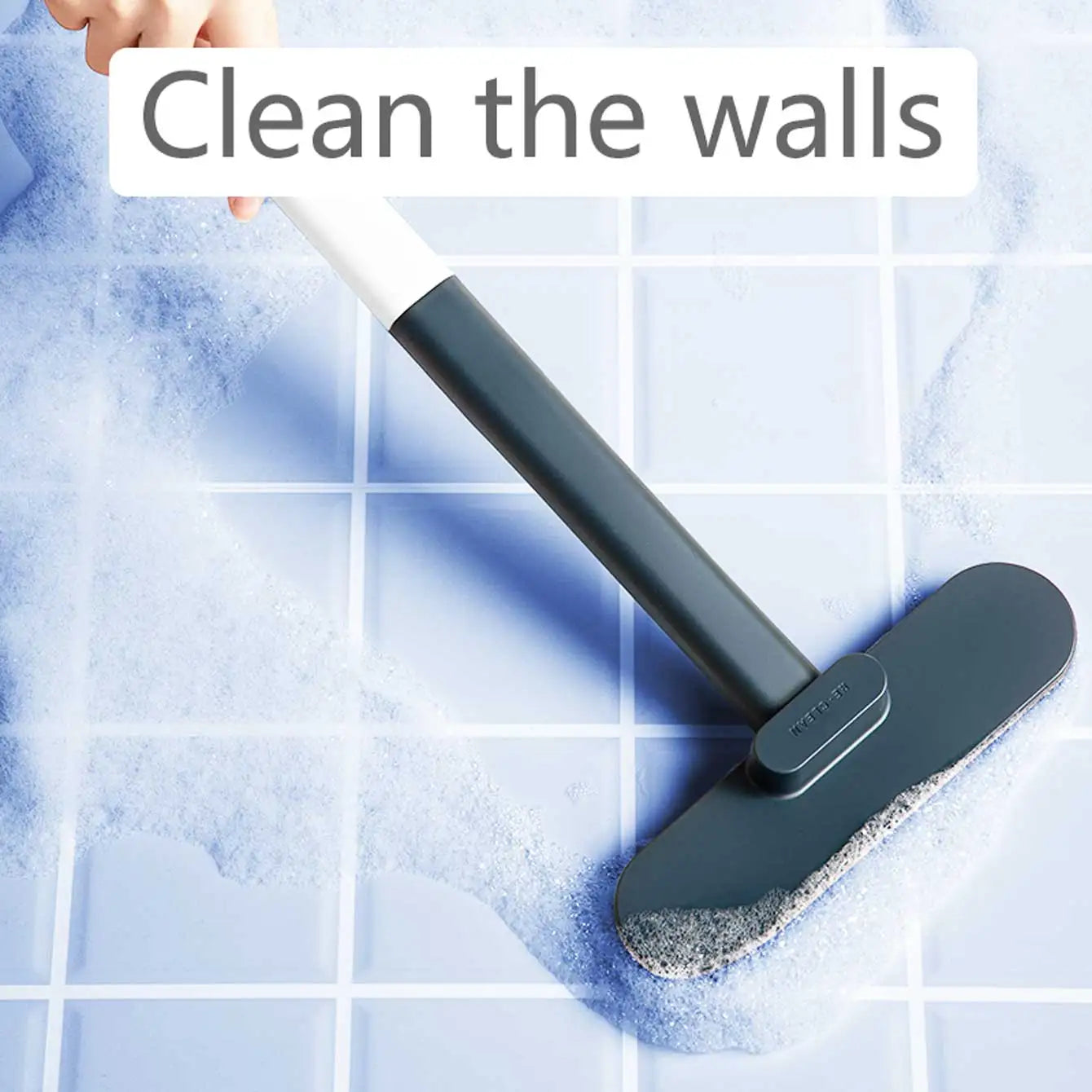 1 multifunctional long handled window brush, wet and dry dual-use cleaning brush