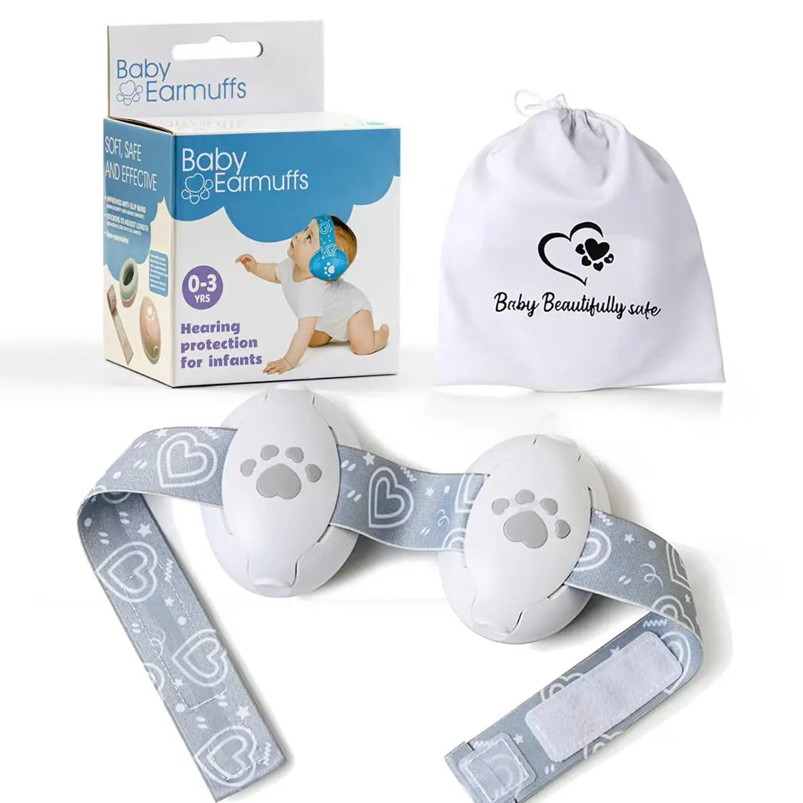 Infant earplugs Hearing protection on baby essential noise canceling headphones against baby noise prevention headset for babies