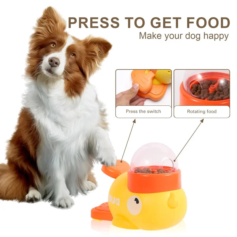Automatic Cat & Dog Feeder Toy – Interactive Treat Dispenser for Pet Training and Snacks