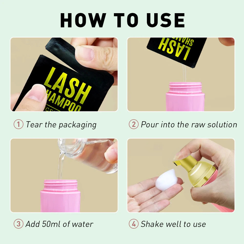 Eyelash Foam Shampoo