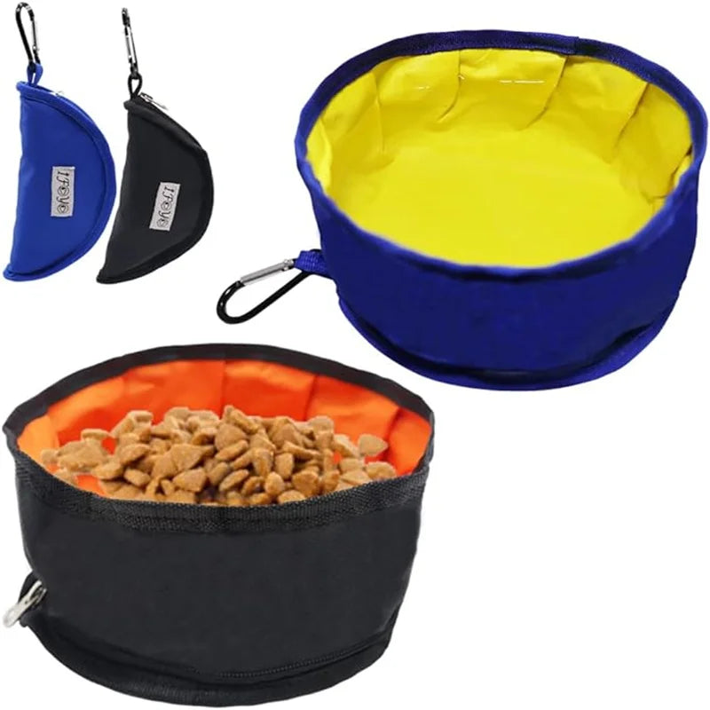 Portable Collapsible Pet Water Food Feeder Bowl