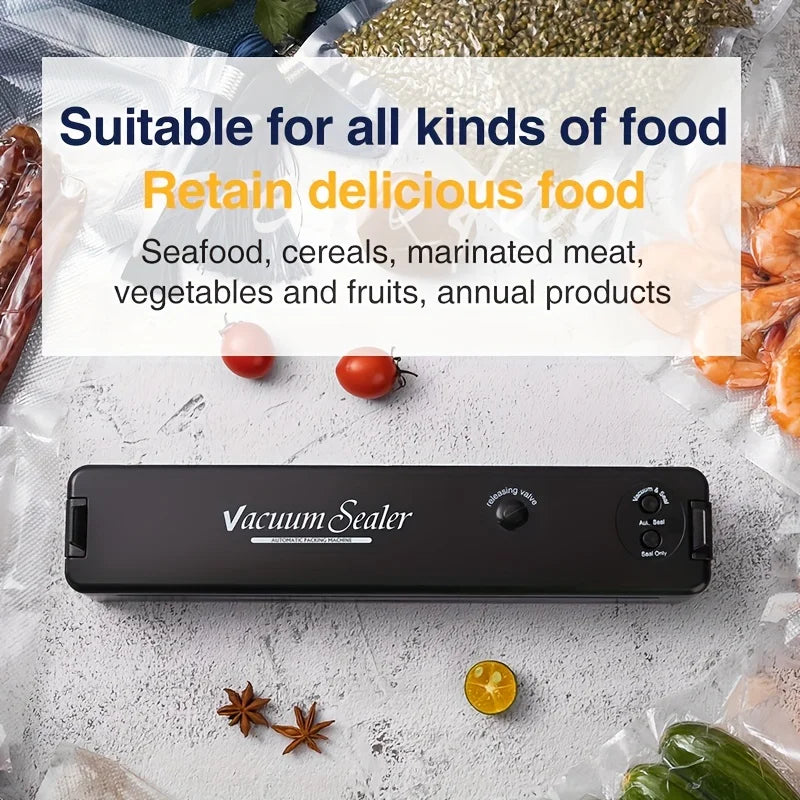 Vacuum Food Sealer Machine With 10pcs Seal Bags