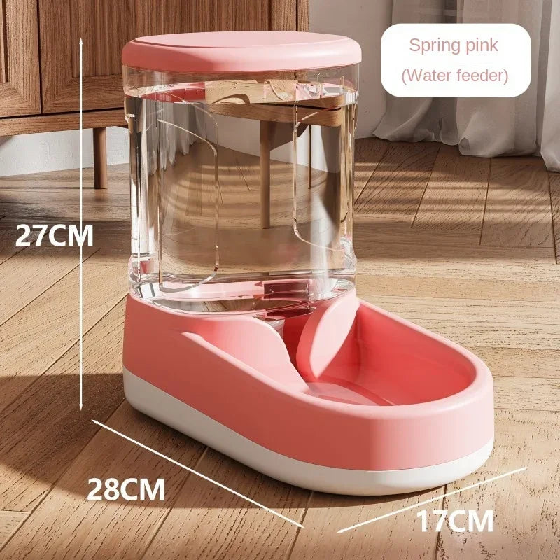 Automatic Pet Water Dispenser for Cats & Dogs – Flowing Water Feeder Without Electricity, Gravity-Fed Drinking Bowl, Large Capacity, Easy to Clean Pet Supplies