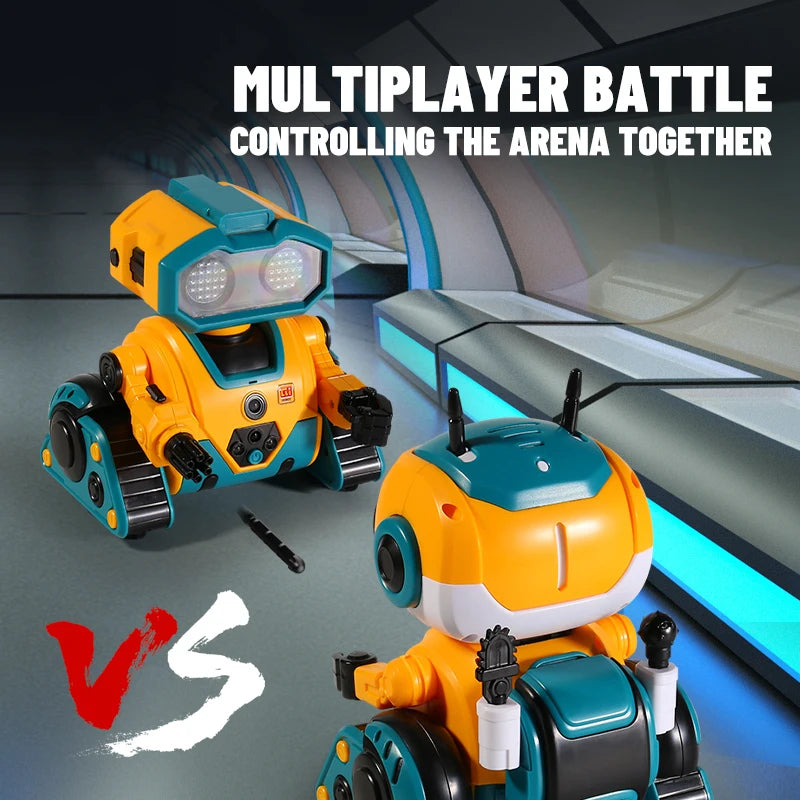 Smart Robot Interactive Toy – 2.4G Remote Control, Music-Sensing and Intelligent Induction for Kids