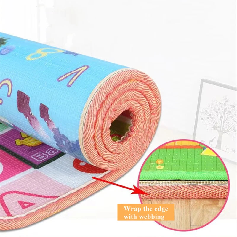 Play Mat for Children's Thick Safety Mat Friendly Crawling Play Mats Folding Mat Carpet Rug Playmat