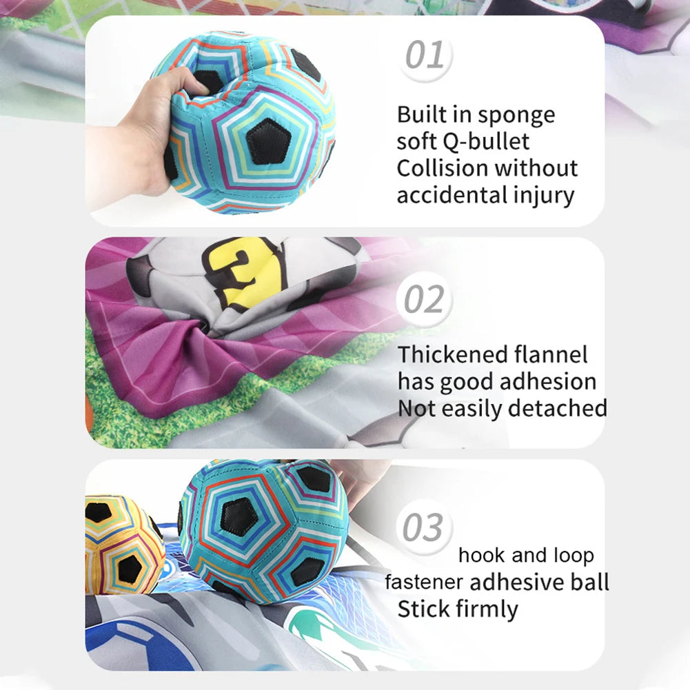 Soccer Game Mat With Adhesive Balls Soccer Toys Football Table Gift Children Football Training Carpet Kids Football Game Gifts
