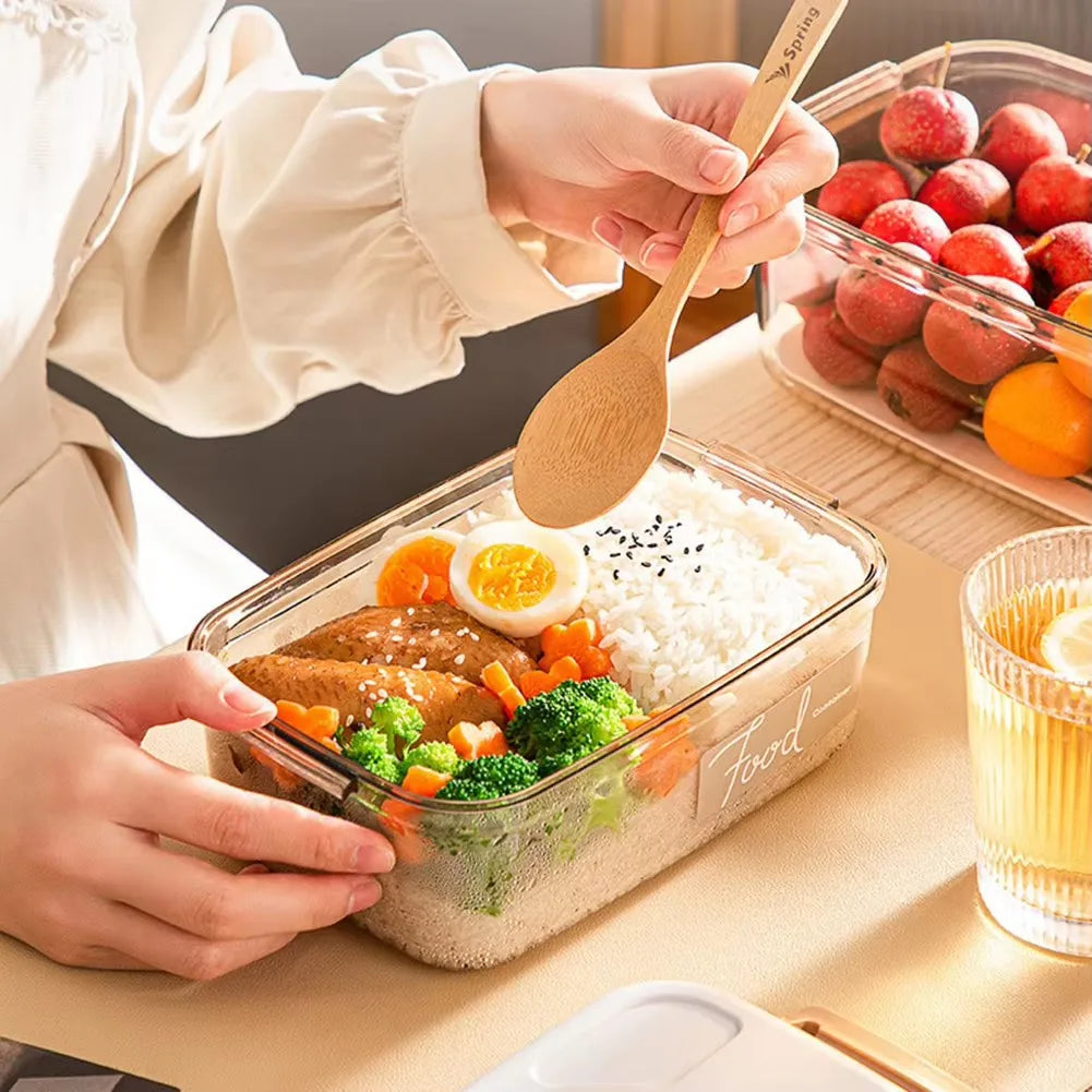 Vacuum storage box sealed grain tank household fresh-keeping box refrigerator drainable food storage container Kitchen Organizer