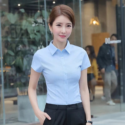 White Long Sleeve Shirt Blouse