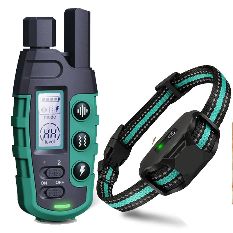 3300Ft Electric Dog Training Collar Remote Control Waterproof Pet BehaviorFor 5-120lbs Puppy With Shock Vibration Beep
