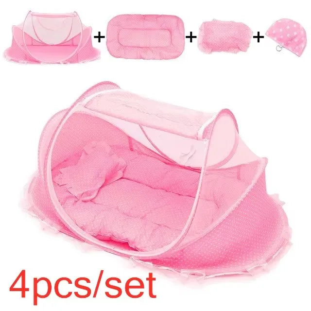 Portable Foldable Baby Bedding Crib Netting