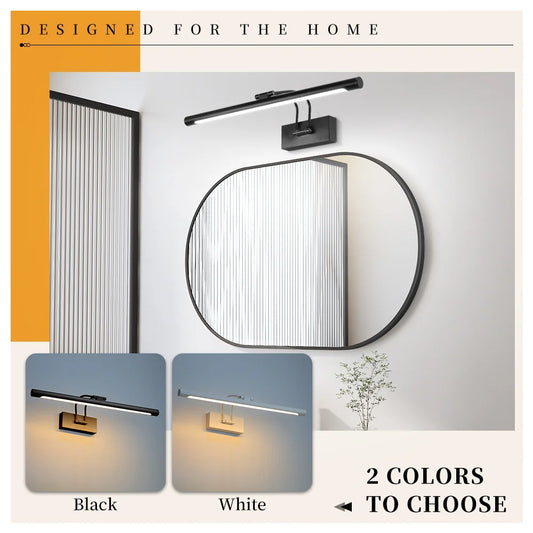 Modern LED Bathroom Mirror Light - Waterproof Vanity Sconce for Makeup & Grooming