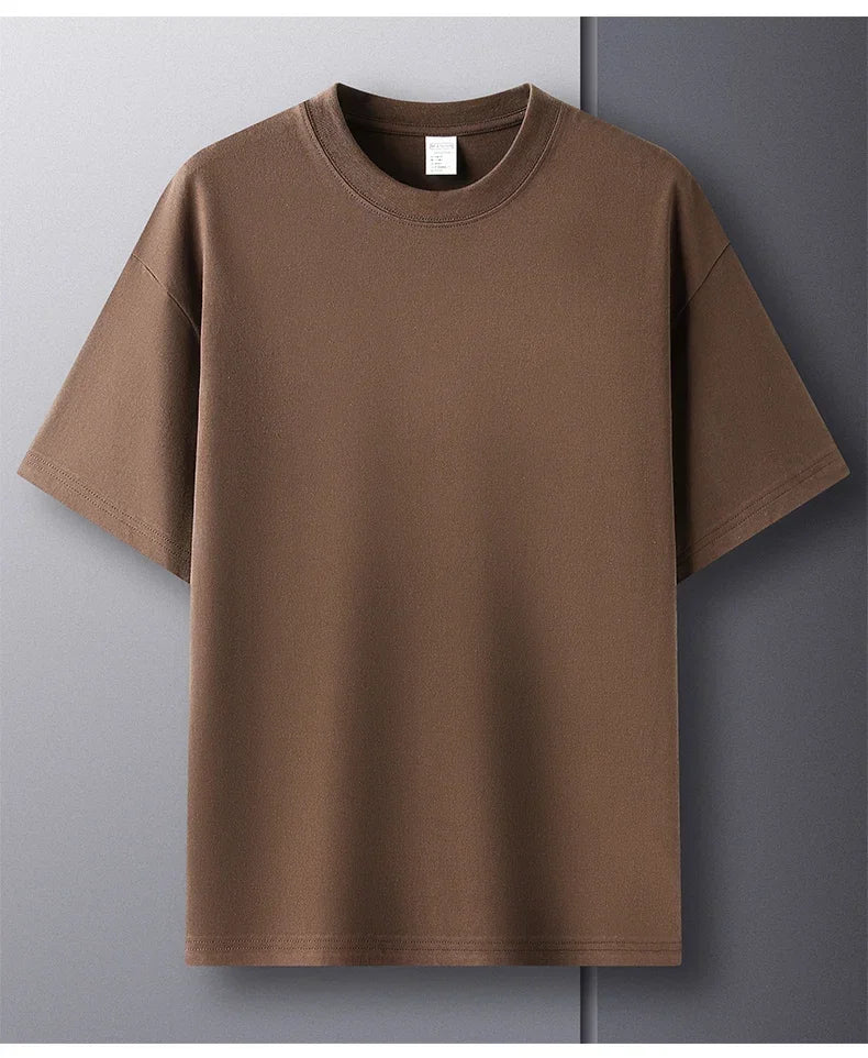 Men’s 100% Cotton Classic T-Shirt – Short Sleeve Crew Neck