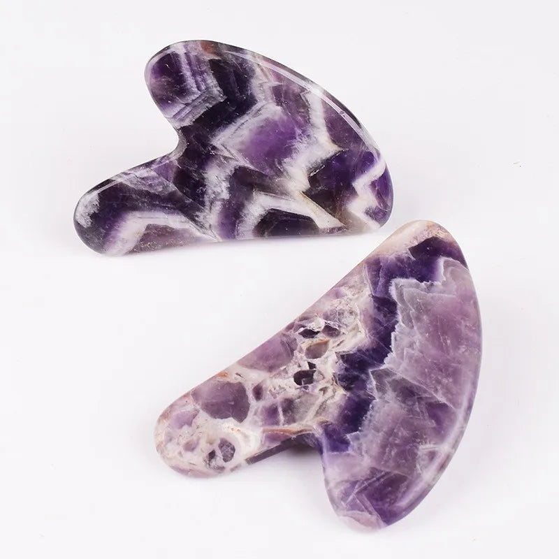 Crystal Jade Face Massager Stone Facial Massage Skincare Tool