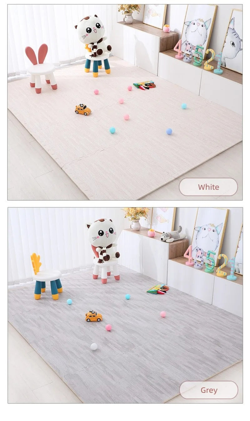 Baby Play Mat EVA Foam Puzzle Mat Kids Crawling Mat 30x30cm Floor Rug Splicing Tatami Pad Nursery Gym Activity Room Soft Carpets