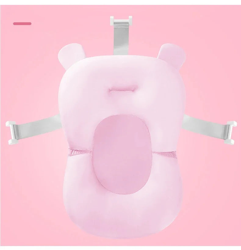 Baby Bath Seat Support Mat Shower Safety Tub Pad Newborn Bathtub Recliner Infant Anti-Slip Soft Comfort Body Cushion Baby Stuff