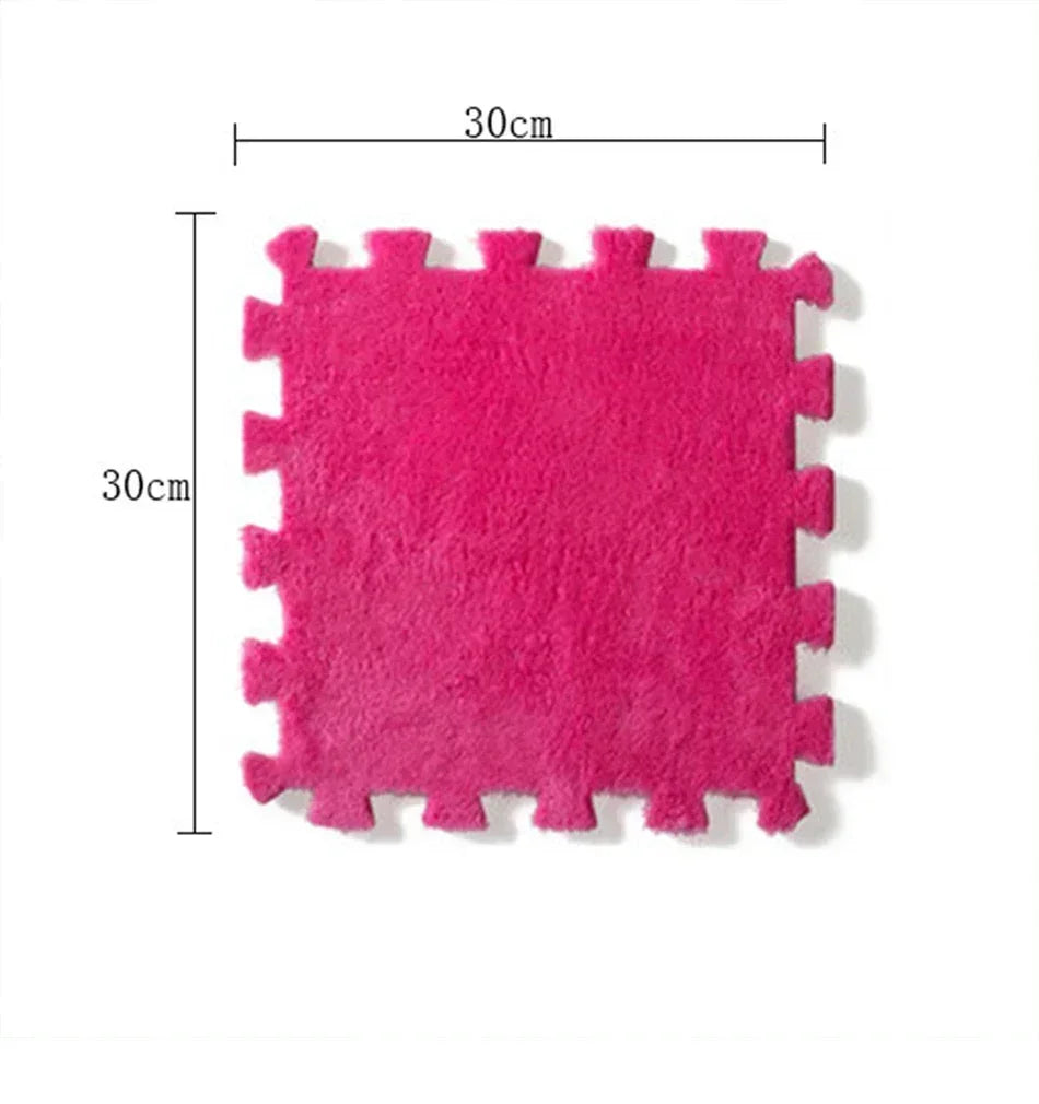 1-20 Pcs Padded Carpet for Baby Carpet Eva Foam Puzzle Carpet Soft Plush Children's Mat in Children's Room Keep Warm Playmat