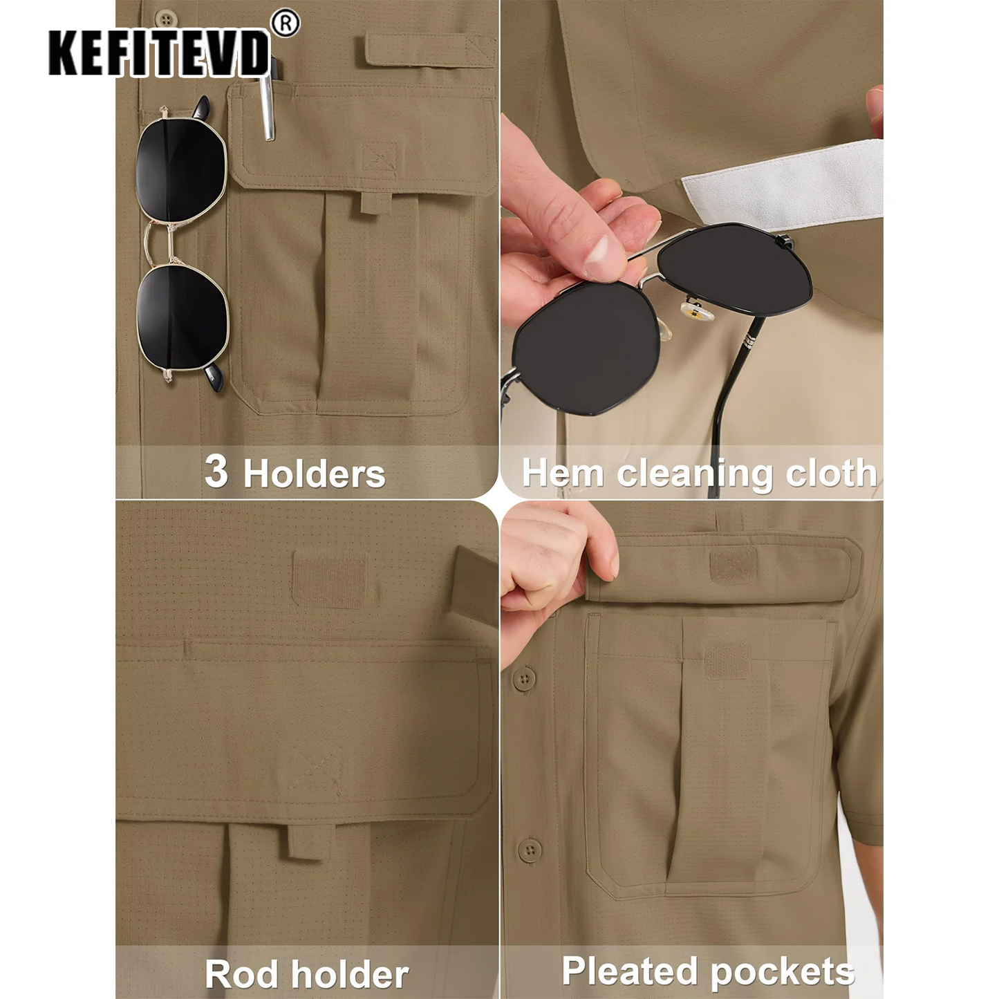 KEFITEVD Men's Long Sleeve Shirts
