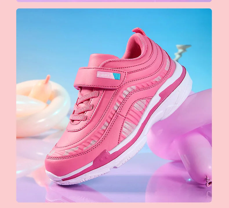 Girls’ Athletic Waterproof Shoes – Casual Sport Trainers for Outdoor Fun