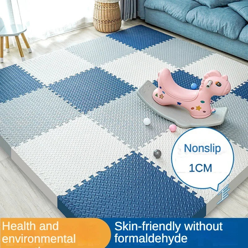 8/16PCS Non-Toxic Baby Play Mat, Interlocking Soft Foam Floor Mats for Kids' Play Area and Baby Floor Exercise Non-Slip Design