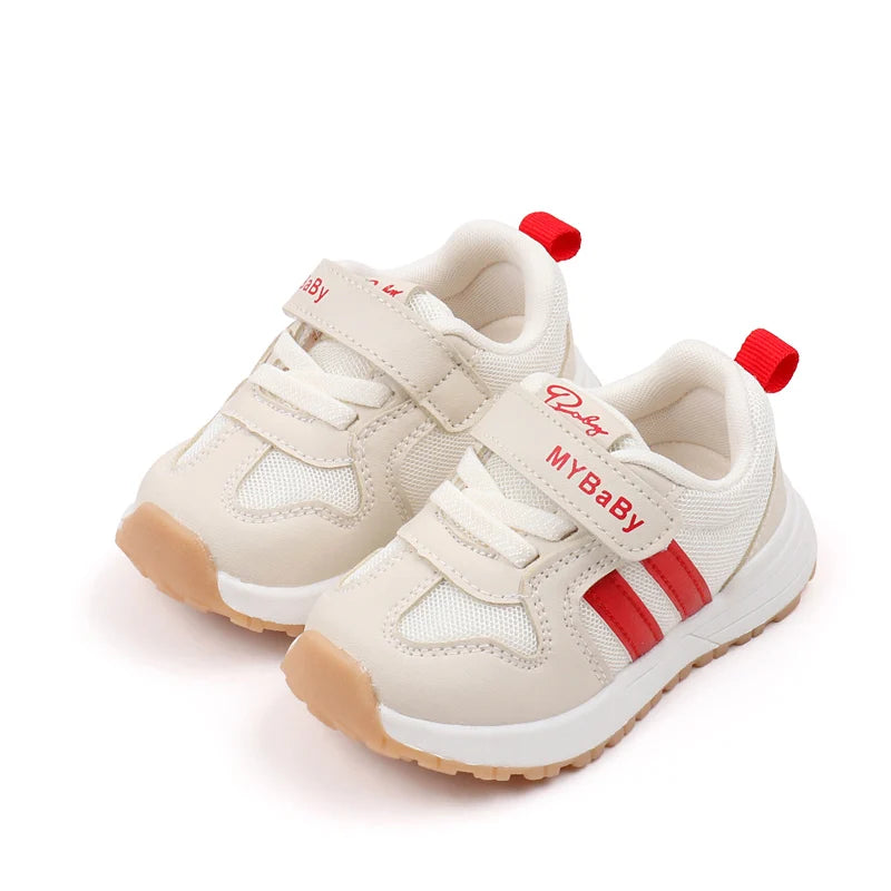 Baby Sneaker Spring and Autumn High Quality Rubber Sole Toddler Sport Shoes for Kids Outdoor Play Prewalking 2024 Fashion BM07