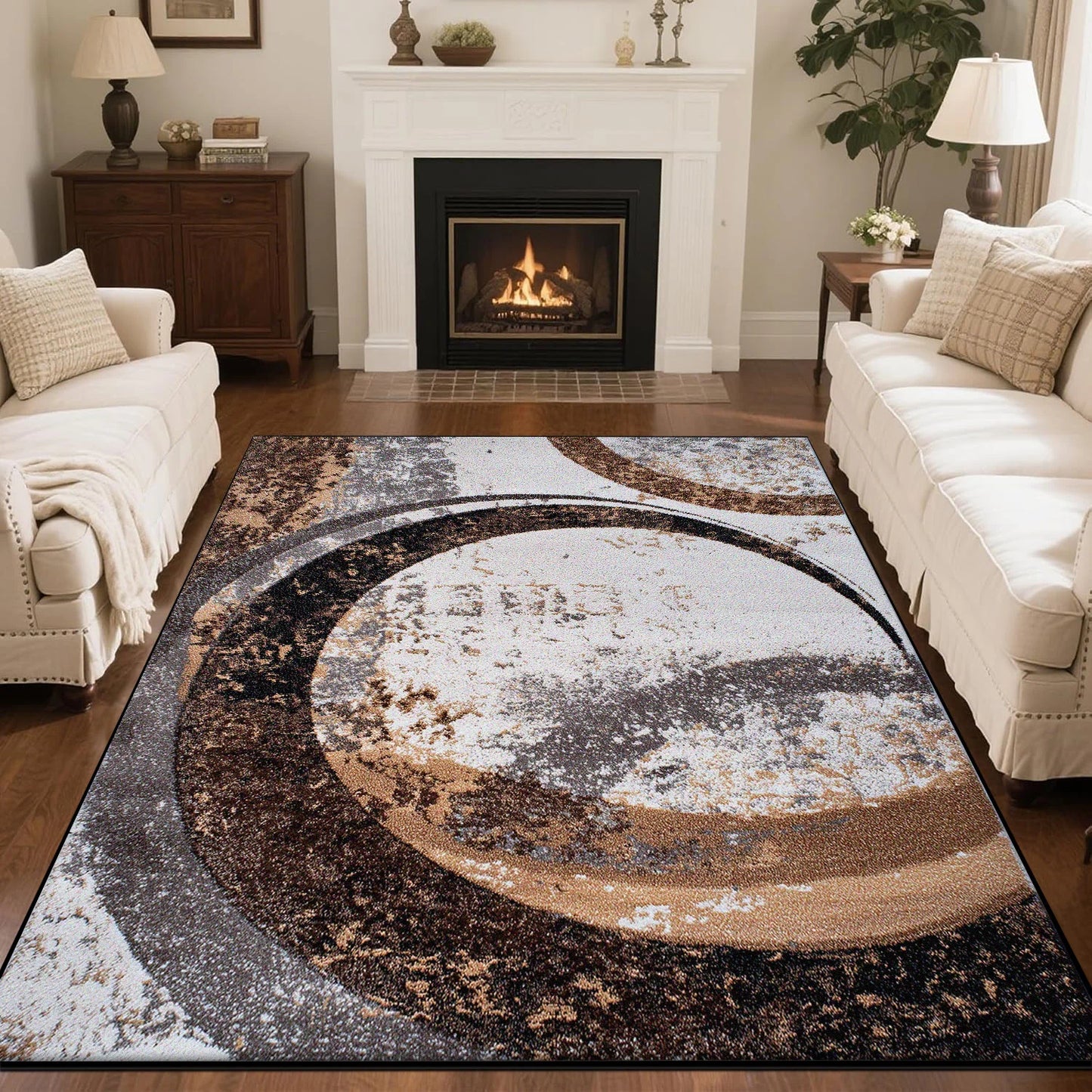 Nordic Simple Style Living Room Sofa Carpet Non-slip Machine Washable Decoration Lounge Rug Modern Soft Fluffy Bedroom Floor Mat