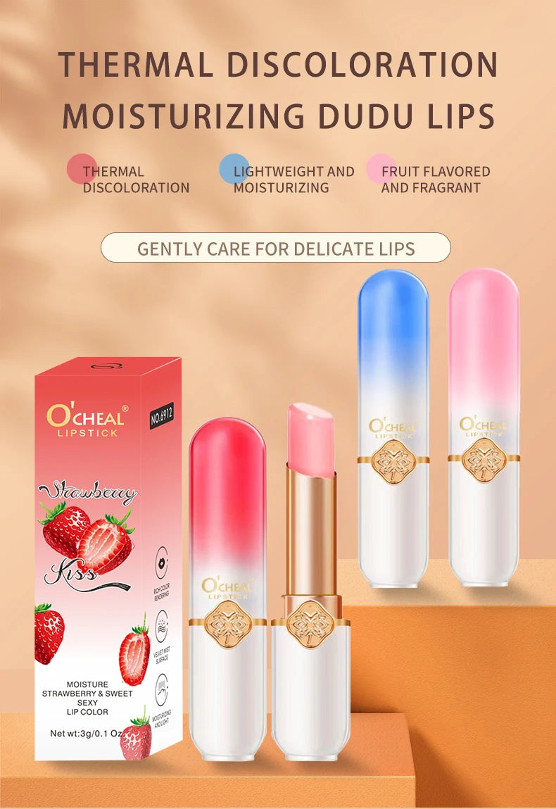 O'CHEAL Color Fruit Lipstick Peach Lip balm