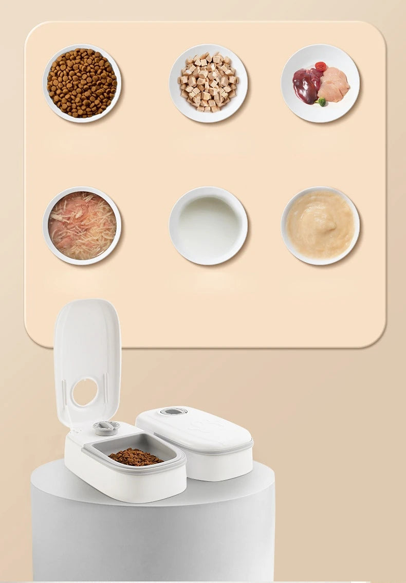 Smart Pet Food Feeder – Automatic Timer-Controlled Dry Food Dispenser for Cats & Dogs