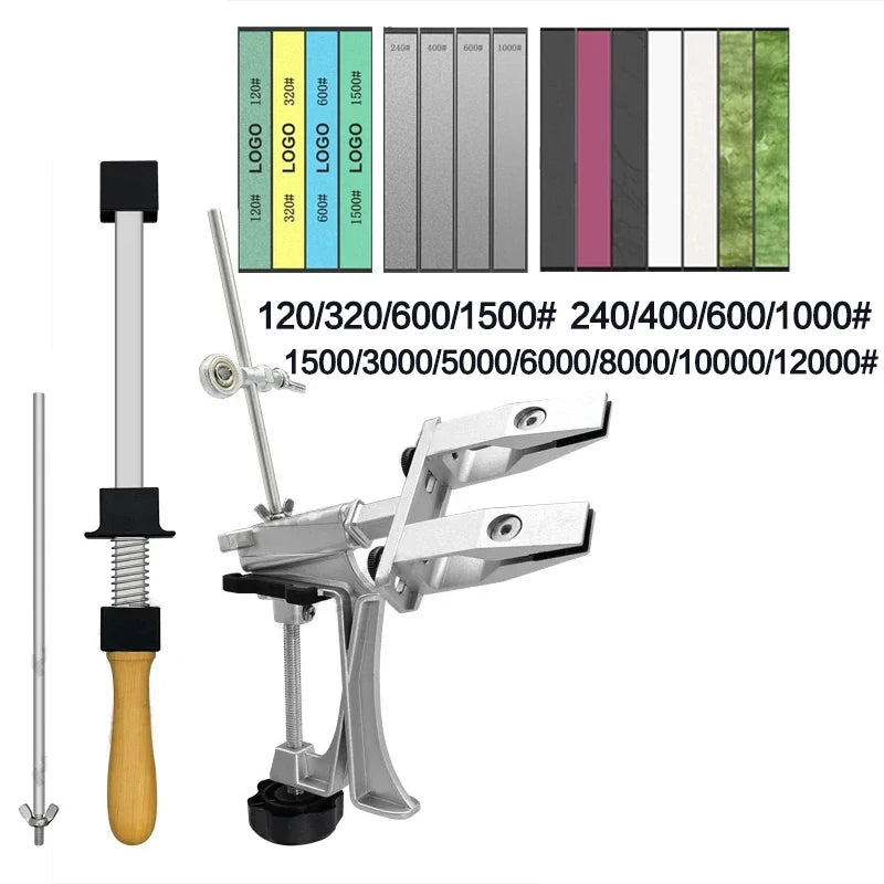 Professional Knife Sharpener Aluminum alloy Fixed Angle Sharpener Diamond Stone Whetstone Kitchen Tools Sharpen Machine Knives