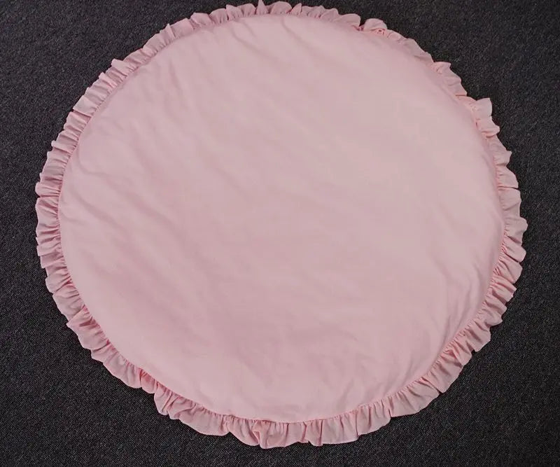 Newborn Baby Play Mats Toys Soft Cotton Round Crawling Pad Newborn Game Rugs Floor Carpet For Children Room Decor Photo Props