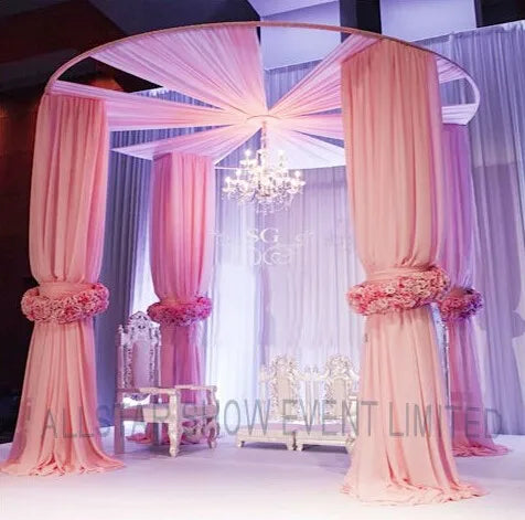 Wedding Decoration Adjustable Pipe Drape Stands Backdrop Event Aluminum Backdrop Stand Pipe