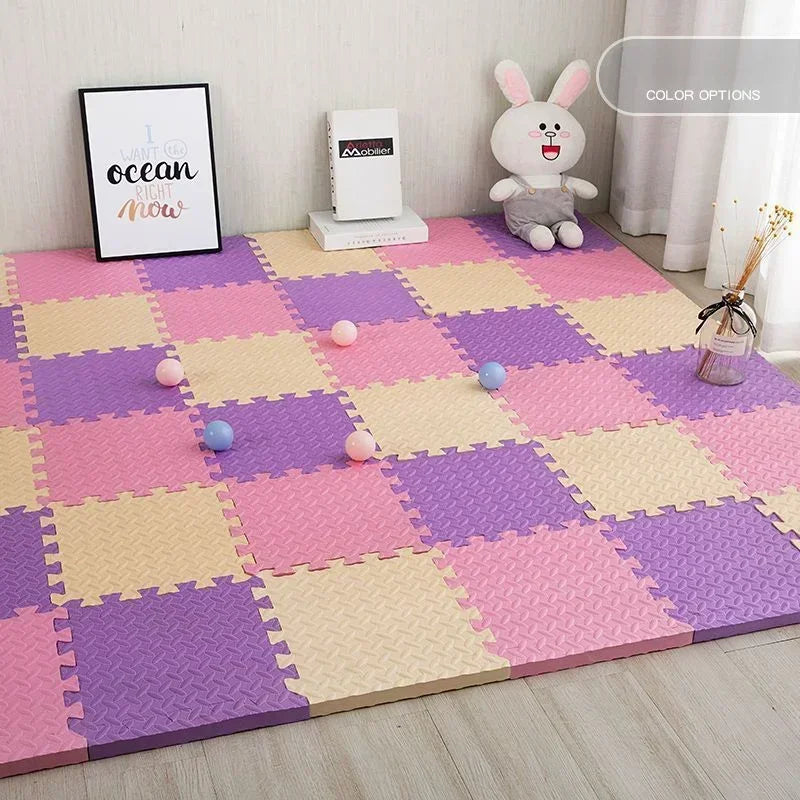 Baby Play Mat EVA Foam Interlocking Anti-Slip Sports Rug Family Children's Room Game Puzzle Carpet Anti-fall Carpet Baby Toys
