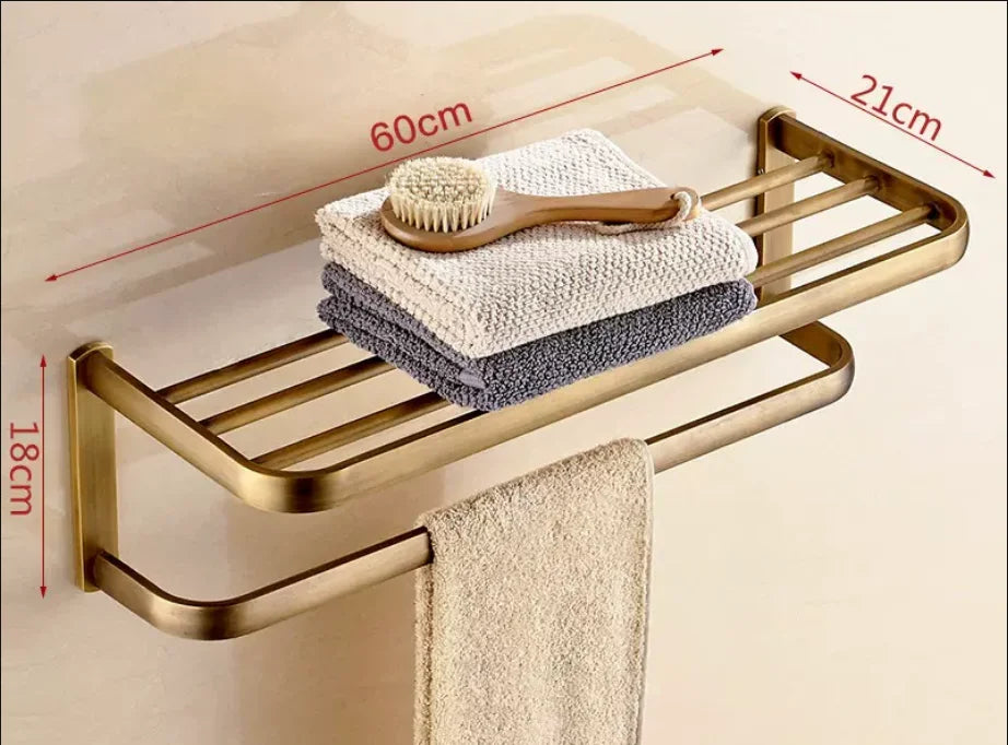 Bathroom Hardware Antique Bronze Towel Rail Bar,Towel Rack, Paper Holder,Toilet Brush,Towel Hanger,Robe Hook Bathroom Accessory