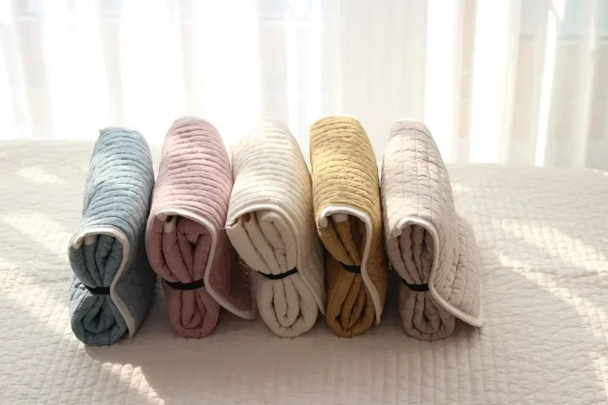 2025 Multicolor Newborn Baby Changing Mat Cotton Waterproof Portable Large Diaper Changer Mattress Floor Play Mats Changing Pads