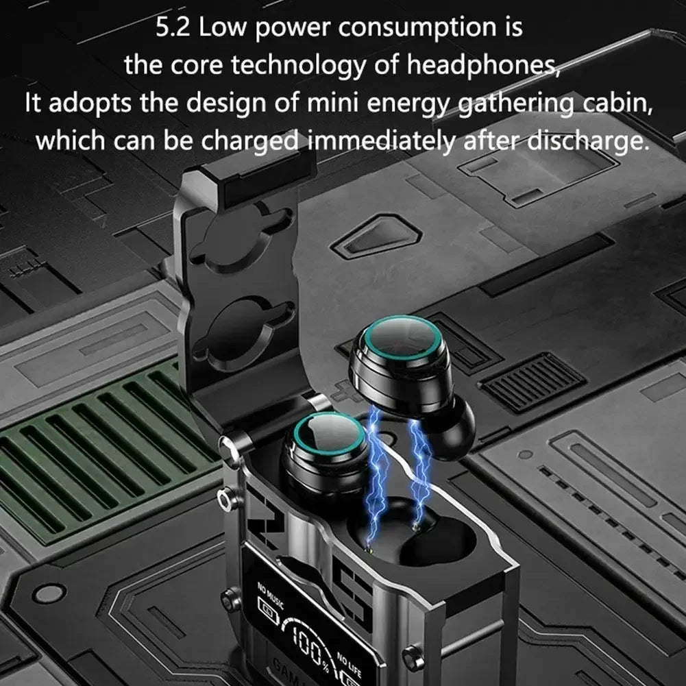 New Original M25 Bluetooth 5.3 TWS Wireless Headphones with LED Display Stereo Headset Touch Control Earbuds Noise Reduction