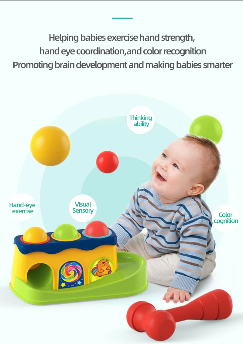 Children’s Interactive Ground Mouse Puzzle Toy – Tapping, Sound-Making, and Parent-Child Play