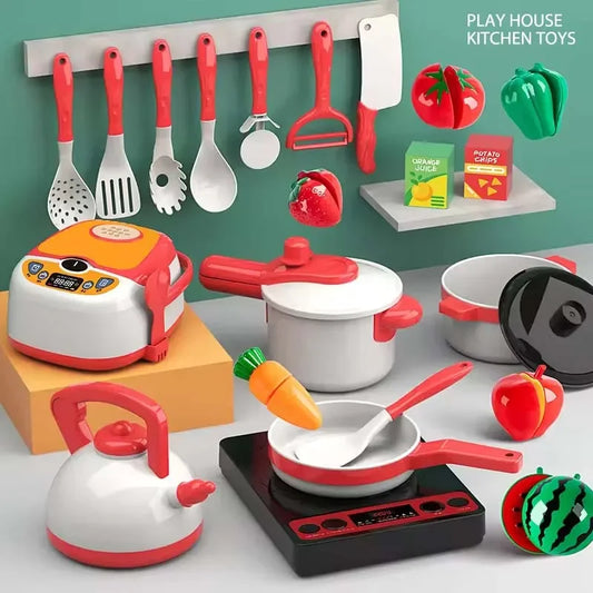 Kitchen Toys Cutting Fruit And Vegetable Food Kits