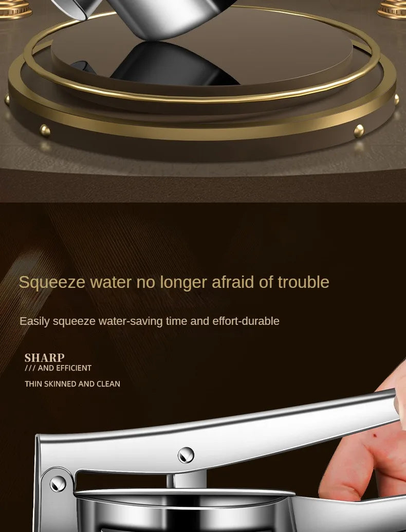 Manual Juicer Squeezer 304 Stainless Steel Large Lemon Clip Orange Pomegranate Juice Potato Garlic Paste Squeeze Water